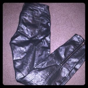 Bebe metallic jeans size 28